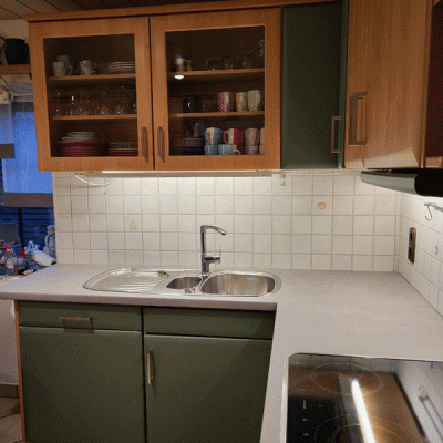 Kchenfrontenfolierunggrn Arbeitsplattenfolierungbeton